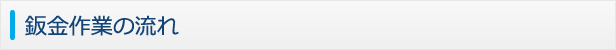 鈑金作業の流れ